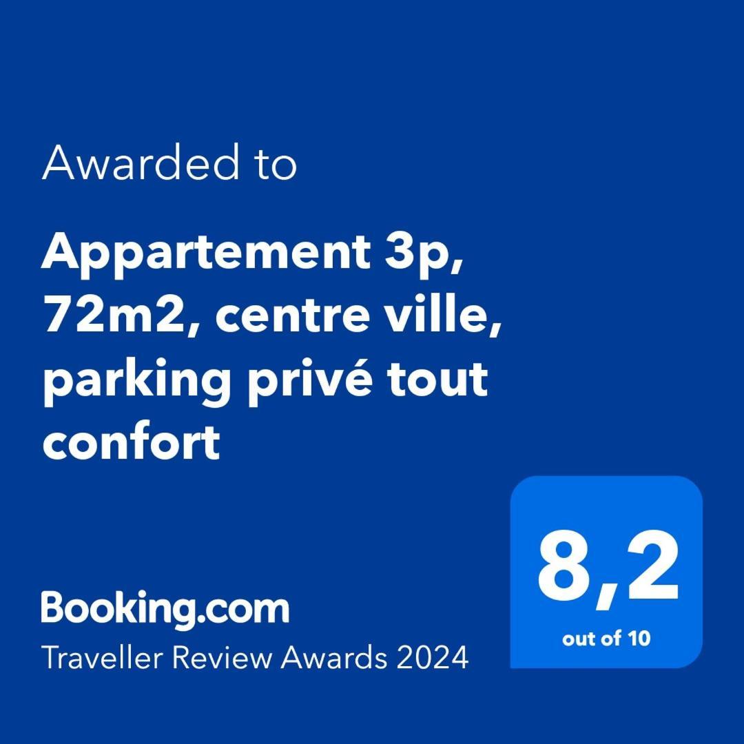 Appartement 3P, 72M2, Centre Ville, Parking Prive Tout Confort Бискарос Екстериор снимка